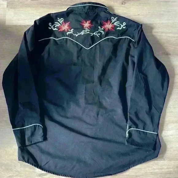 Scully Embroidered Snap Front Long Sleeve Shirt - Picture 8 of 10